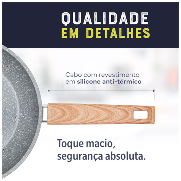 Panela C/ Tampa 1,9L 18CM Cinza Escuro 15217202 Oster-e80e162e-6c6e-4a82-9d1c-393f1c1d651f