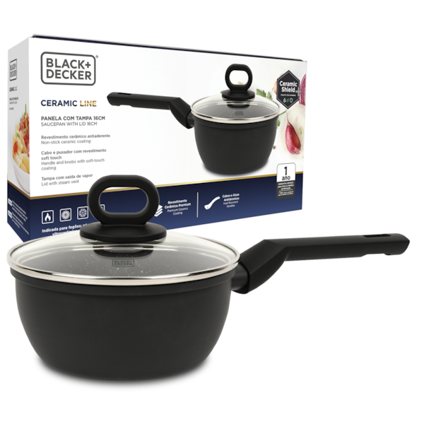 Panela C/Tampa 16cm 1,4L Cerâmico BXCWHCSP001 Black&Decker-b636d28e-de7f-4215-9e29-49782331f59a