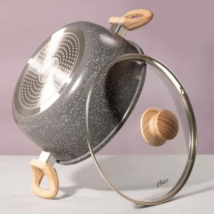 Panela Caçarola Cerâmica Marble Antiaderente 4,5L 24cm Dark Grey 138300.02 Oster-20b5ba19-37e3-47dd-9e67-134c1b584e89