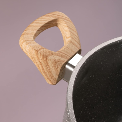 Panela Caçarola Cerâmica Marble Antiaderente 4,5L 24cm Dark Grey 138300.02 Oster-67442e27-cbb6-4853-a6b1-c13f9cd54414