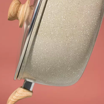 Panela Caçarola Cerâmica Marble Antiaderente 5,0L 26cm Cinza Dust 138300.02 Oster-db11b3cd-a567-440f-94b8-a92b07bda332