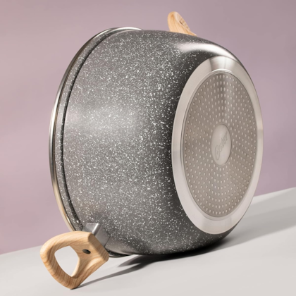 Panela Caçarola Cerâmica Marble Antiaderente Alumínio 7,5L 28cm Dark Grey 138299.02 Oster-869a65f9-f48b-4e81-bddf-99c4c4817782