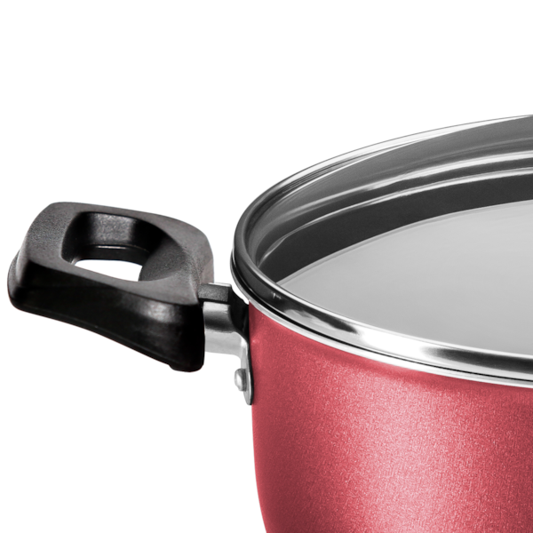 Panela Caçarola Cristal Superflon em Alumínio 24cm 4,1L Cereja 8944 Mta-4b8d37ab-dd79-42ab-bfc5-9ae2a3f98c51
