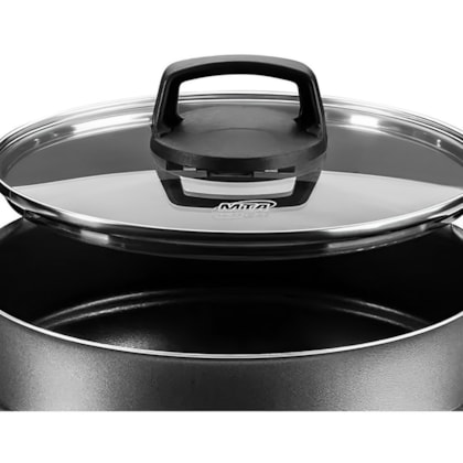 Panela Caçarola Cristal Superflon Em Alumínio 26cm 5,8L Grafite 966 Mta-02c05f70-764e-407a-911f-0c93471b1da0