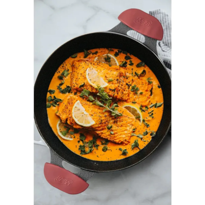 Panela Caçarola em Ferro Fundido 26cm 5,1L Com Tampa Preta 8374 MTA-0e6a4c99-0378-46d9-abfd-7050095d5052