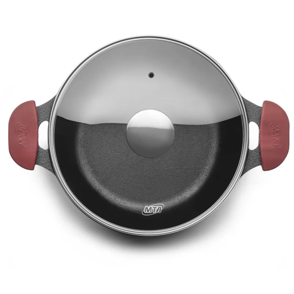 Panela Caçarola em Ferro Fundido 30cm 8,0L Com Tampa Preta 8376 MTA-0113854a-a1a7-4af9-948b-d54c34178eb7