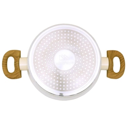 Panela Caçarola Style Cook Cerâmica Alumínio com Indução 20cm 2,25L Mármol 8145 Mimo Style-b088b640-64e6-47f6-a1b8-e84b9e53008f