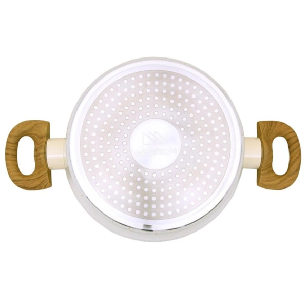 Panela Caçarola Style Cook Cerâmica Alumínio com Indução 20cm 2,25L Mármol 8145 Mimo Style-8656f5d2-7cfc-49e3-ad25-1108a081726f