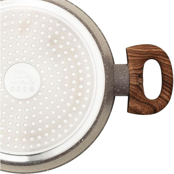 Panela Caçarola Style Cook Cerâmica em Alumínio Indução 20cm 2,9L Grafito 8823 Mimo Style-ac199f8d-4834-443a-9fca-7ab39f2d9842