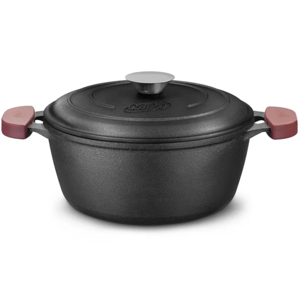 Panela Caçarola TVT Em Ferro Fundido Para Forno/Fogão 24cm 4,0L 8411 MTA-986e6a0f-f282-4a4d-a6fc-1f9ee29a1b02