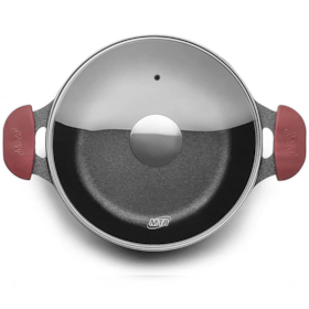 Panela Caçarola TVT Robusta em Ferro Fundido para Forno/Fogão 28cm 6,7L 8375 MTA