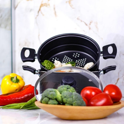 Panela Cozinhar Legumes a Vapor Antiaderente Cozi Vapore 1198 Eirilar-ca20ec82-a8a6-47ef-bcdd-0e8d65d5e3c4