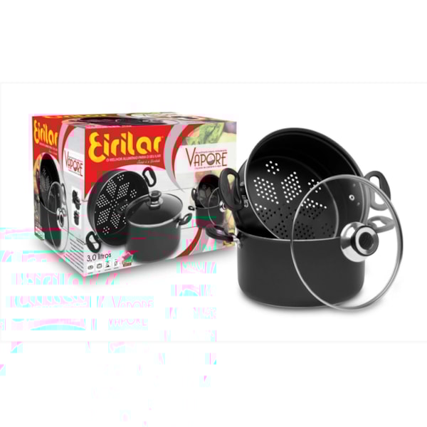 Panela Cozinhar Legumes a Vapor Antiaderente Cozi Vapore 1198 Eirilar-eebad246-9f23-4603-8d87-3f6529a2bb75