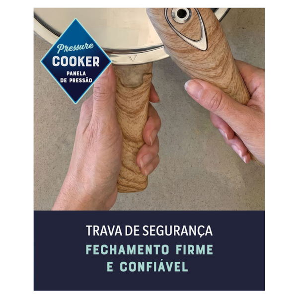 Panela de Pressão 4,5L Com revestimento Cerâmico Antiaderente 14937802 Oster-8e1538c5-3bb3-4443-b8d3-491eb03f276a