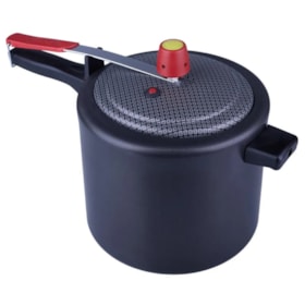 Panela de Pressão 7 Litros Antiaderente Preta 1810 Eirilar 