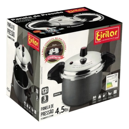 Panela de Pressão Antiaderente 4,5 Litros Grafite 2554 Eirilar-ededfea9-59b5-41c2-9104-00ef3cb9bea8