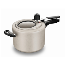 Panela de Pressão Baunilha Visor Superior 4,5L Fechamento Interno MTA 1278