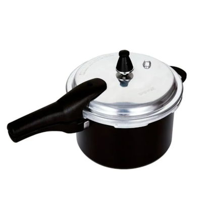 Panela de Pressão Cerâmic Life 4,2L Preto 4954100 Brinox