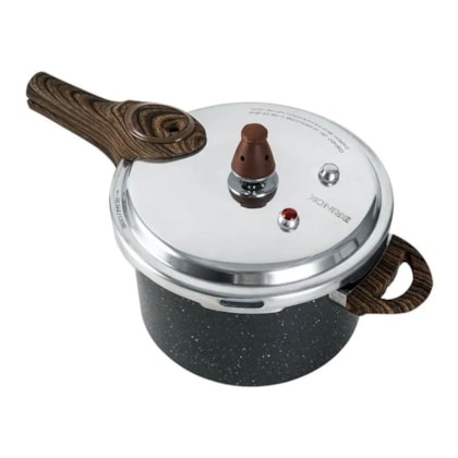 Panela de Pressão Ceramic Life Pressure com indução 20cm 4,2 L Granito 4952/109 Brinox-185d1fc1-4c49-4fa9-9d0a-c34bce9e60d9