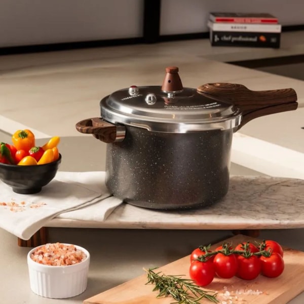 Panela de Pressão Ceramic Life Pressure com indução 20cm 4,2 L Granito 4952/109 Brinox-92c33ec8-8410-462a-8bf4-8aed19363190