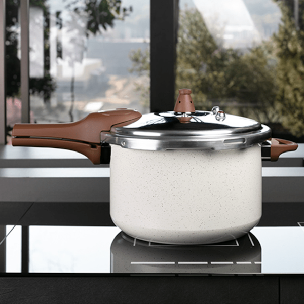 Panela de Pressão Ceramic Life Super Pressure com Fundo de Indução 6,8L Vanilla 4952/103 Brinox-817efb91-a0fb-4bf6-9ee7-8f752239289a