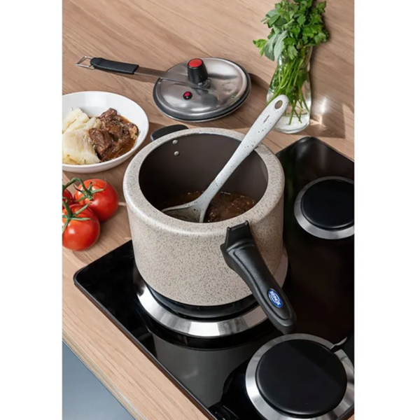 Panela De Pressão Ceramic Life Vapt 20CM 4,5L Vanilla 7239/170 Brinox-0397fa19-e87e-4c70-98fe-dccc8d0b5574