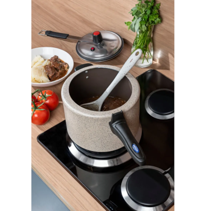 Panela De Pressão Ceramic Life Vapt 20CM 4,5L Vanilla 7239/170 Brinox-45d5d04e-3a3f-47e3-b8fa-44b84c90c630