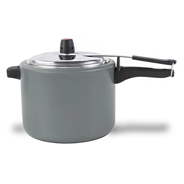 Panela De Pressão Ceramic Life Vapt 23cm 7,5L Cinza 7239/193 Brinox-595aae86-045a-449a-aa2e-829d2b4ec308