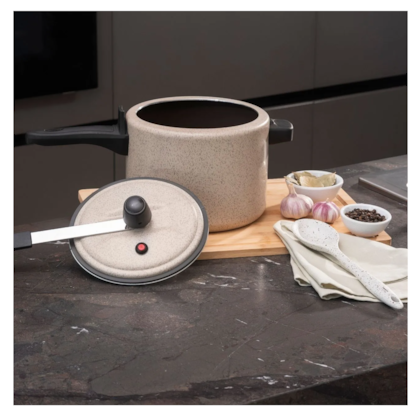 Panela De Pressão Ceramic Life Vapt 23cm 7,5L Vanilla 7239/193 Brinox-386a8ee5-e831-431f-9451-af887f5c6e75
