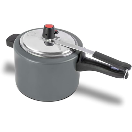 Panela de Pressão Cerâmica Antiaderente Life Vapt em Alumínio 4,5L 20cm Cinza 7238170 Brinox-5fbe95f9-33a8-41c4-97f7-395e50f051df