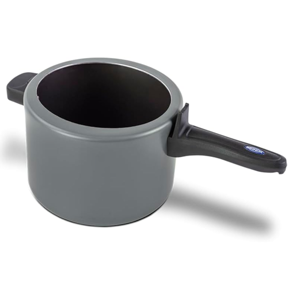 Panela de Pressão Cerâmica Antiaderente Life Vapt em Alumínio 4,5L 20cm Cinza 7238170 Brinox-10a21ea3-cf94-46d1-b3cc-1b4b8f3cb859