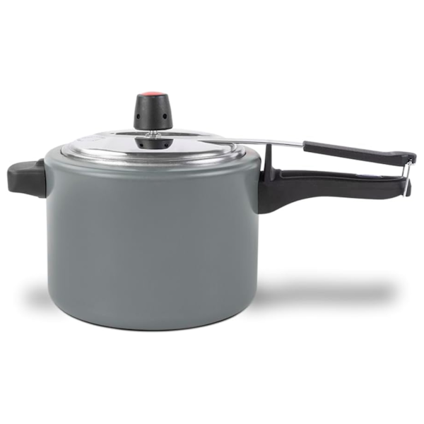 Panela de Pressão Cerâmica Antiaderente Life Vapt em Alumínio 4,5L 20cm Cinza 7238170 Brinox-c720d654-f2bb-413d-95bf-7cf63c6c59f6