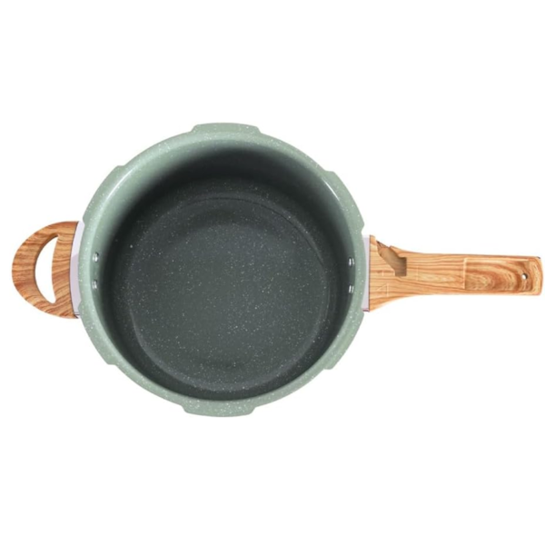 Panela de Pressão Cerâmica Antiaderente Pressure em Alumínio C/Ind 4,2L Verde 4952108 Brinox -8056b204-8a6a-40b0-a948-503ca8e210fd