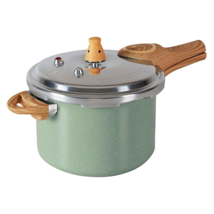 Panela de Pressão Cerâmica Antiaderente Pressure em Alumínio C/Ind 4,2L Verde 4952108 Brinox -d65f8bd2-ecd3-4050-a708-840d653f68cc