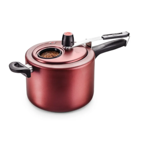 Panela de Pressão Cereja Fecho Interno Com Visor 4,5L 6023 MTA