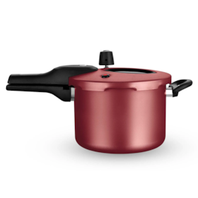 Panela de Pressão Cereja Superior Fecho externo Com Visor 4,5L 6601 MTA