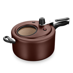 Panela de Pressão com Visor Superior 25cm 6,0L Chocolate 9190 Mta
