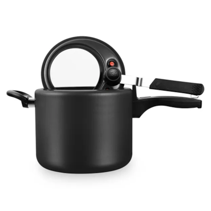 Panela de Pressão Em Aluminio Com Visor 4,5L Preto/Bege 8497 MTA-cf55bc4e-2a26-4242-94e7-5834e65856f7