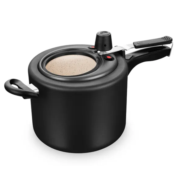 Panela de Pressão Em Aluminio Com Visor 4,5L Preto/Bege 8497 MTA-3a4adc30-2c3c-488e-b914-ffea44ef183c