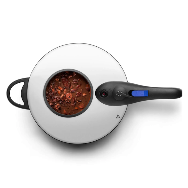 Panela de Pressão Inox de Fechamento Externo 6,0L com Cozi-Vapor e Visor de Vidro 6020 MTA-f1e758fb-72fa-4cf3-a3e7-7f5a878538ca