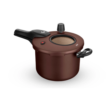 Panela de Pressão Marrom Antiaderente Com Fechamento Externo 4,5 Litros Chocolate 6603 MTA-4323bd53-3e59-4022-b457-e0142fce1371