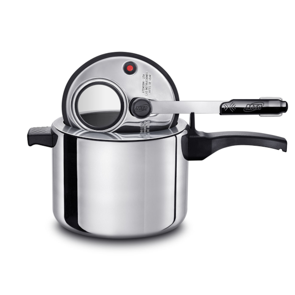 Panela de Pressão Polida Fecho Interno Com Visor 4,5L 6014 MTA-76a0cbee-65a8-42ab-ae46-01620290b48d