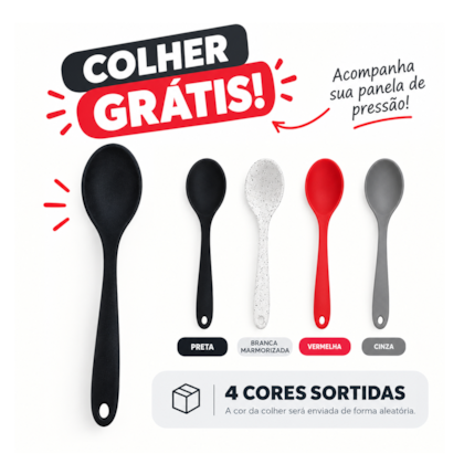 Panela de Pressão Presscook Grafite 6,8LT 10766 Mimo Style