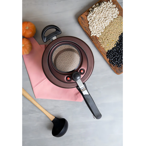 Panela de Pressão Superior com Visor 3,0L Chocolate 6026 MTA-f8655e22-e38e-4ce1-88ad-2536539ea6af