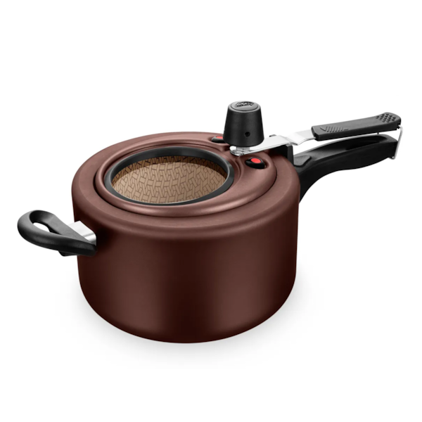 Panela de Pressão Superior com Visor 3,0L Chocolate 6026 MTA-24af5724-0c0f-43f1-bea3-8147880342ff