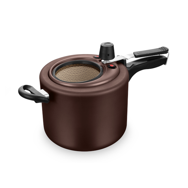 Panela de Pressão Superior com Visor 4,5L Chocolate 9195 MTA-519f4178-b9f1-44aa-95e4-96cdb8860948