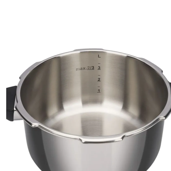 Panela de Pressão Supra em Aço Inox 4,5L 22cm x 19,5cm 493010 Brinox -65eddc03-b517-42c4-90f7-343cff6b0eb9