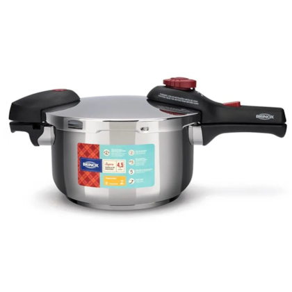 Panela de Pressão Supra em Aço Inox 4,5L 22cm x 19,5cm 493010 Brinox -0bc0b57e-3e9f-4aa2-b458-3e74d390a3c6