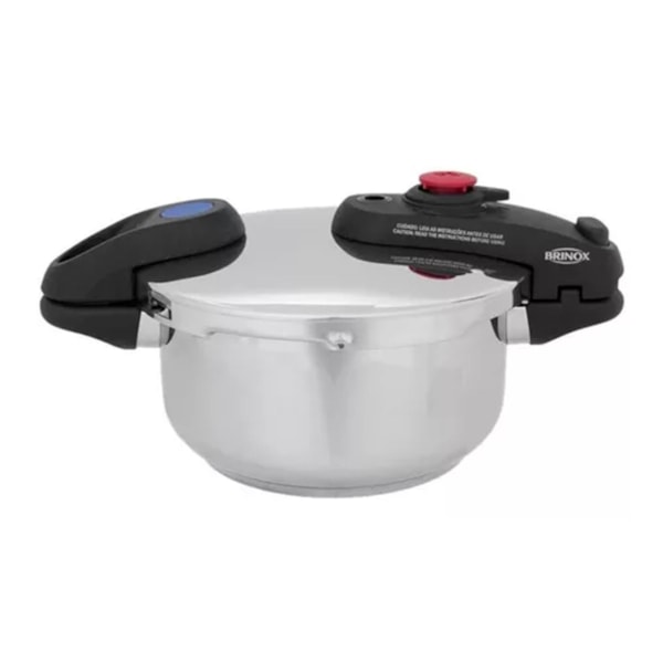 Panela de Pressão Supra Inox Indução 20cm 3,0L 4930/100 Brinox-651e596a-bdd4-4da9-b367-41d4319817b4