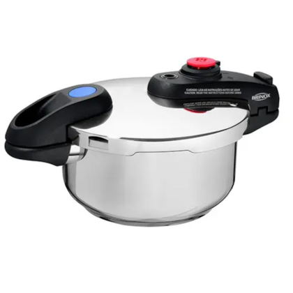 Panela de Pressão Supra Inox Indução 20cm 3,0L 4930/100 Brinox-f97095d9-be48-4d86-95ee-d88253dfd891